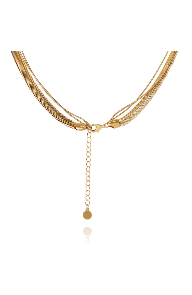 BCBG Elegant Layered Necklace, Alternate, color, Gold