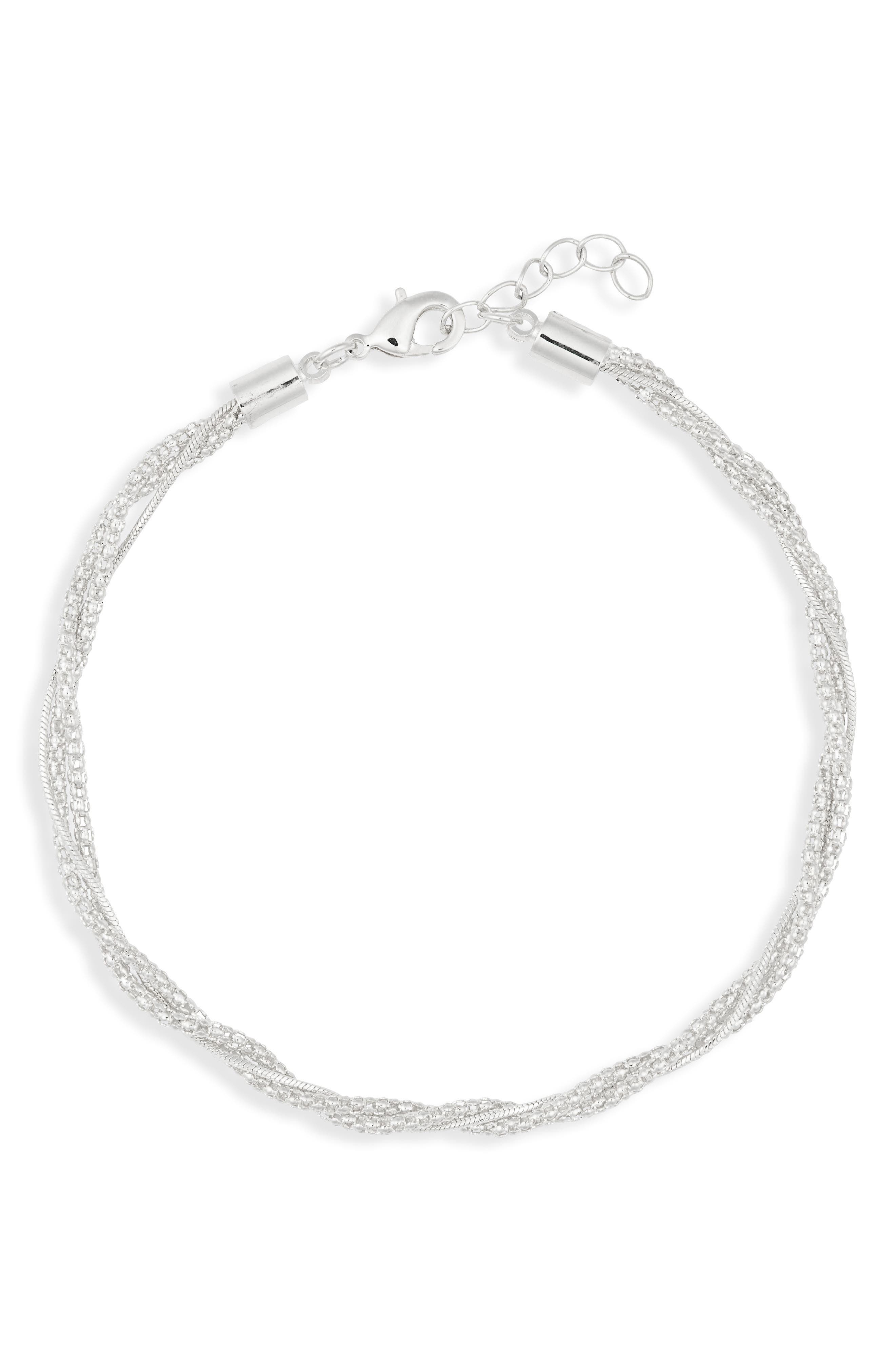 Demi Fine Twisted Multichain Anklet