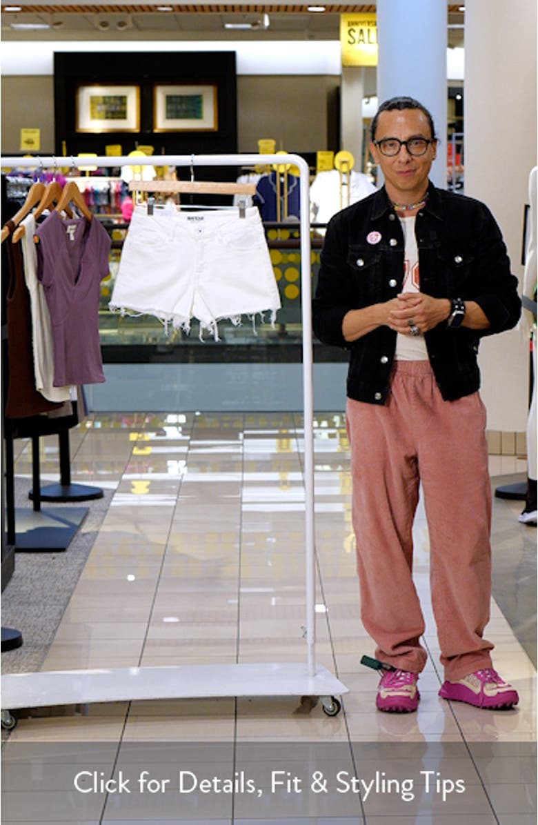 Raw Hem Denim Shorts, sales video thumbnail