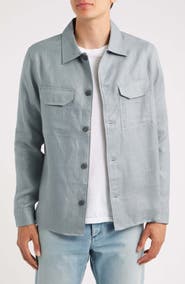 Reiss Polasio Linen Overshirt