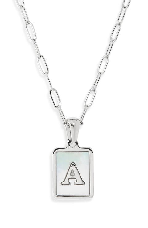 Ocean Drive Initial Pendant Necklace
