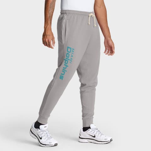 Men's Nike Gray Miami Dolphins Sideline Standard Issue Ground Game Dri-FIT Taper Pants