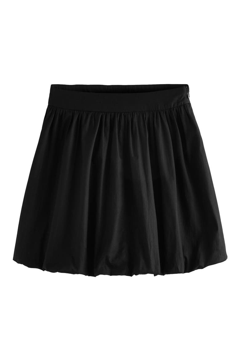 Puffball Miniskirt, Main, color, BLACK