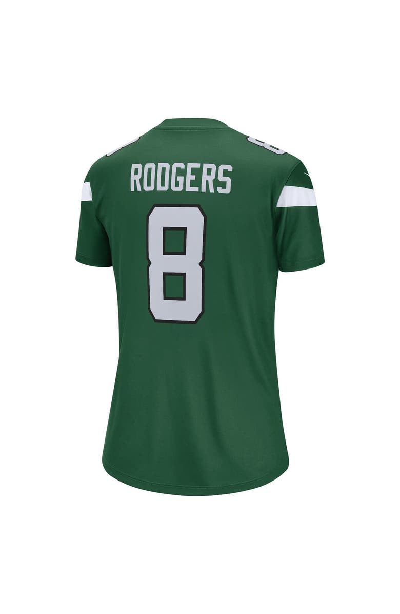 Nike Women's Nike Aaron Rodgers Gotham Green New York Jets Team Legend Player Performance Top, Alternate, color, 
