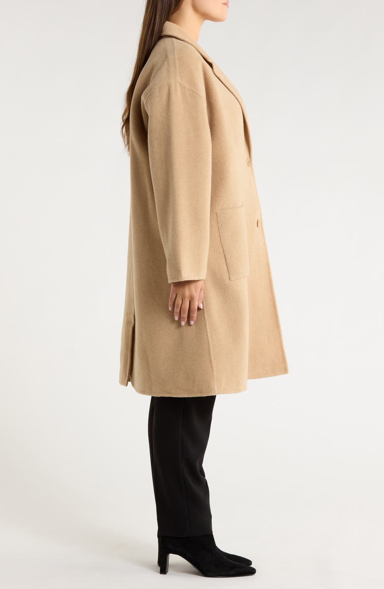 Eileen Fisher Notch Collar Wool Coat, Alternate, color,