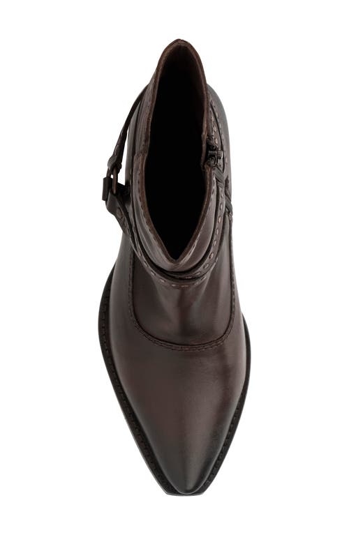 Vintage Foundry Alissa Harness Leather Boot In Brown