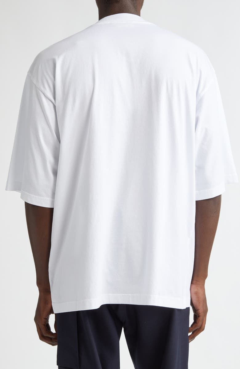 Marni Crinkle Logo Cotton Graphic T-Shirt, Alternate, color, 