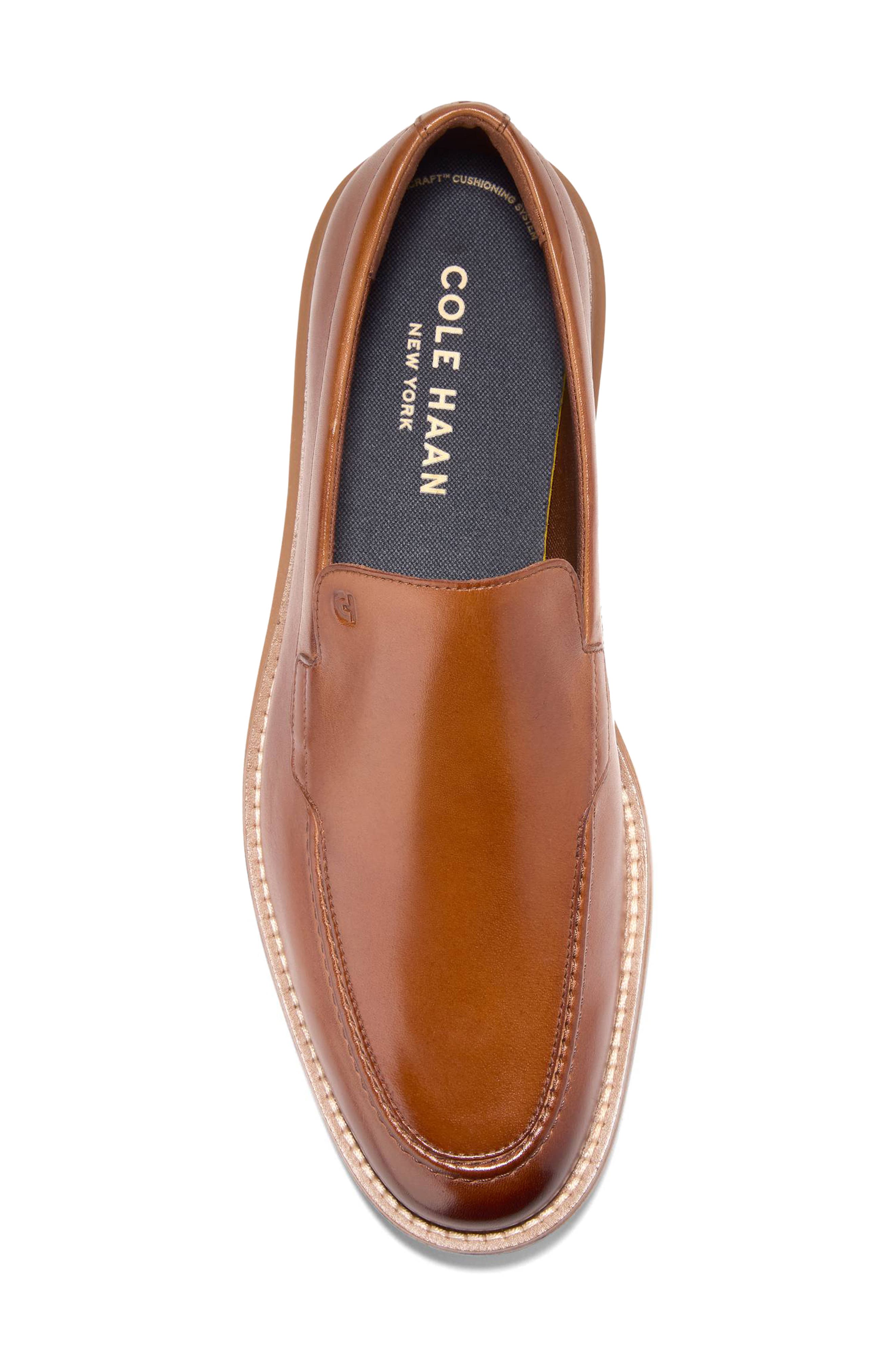 Grand Neoclassic Venetian Loafer, Alternate, color, BRITISH TAN/ITALIAN NATURAL