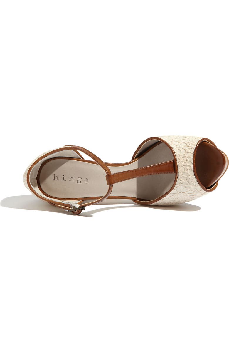 Hinge <sup>®</sup> 'Asher' T-Strap Sandal, Alternate, color,