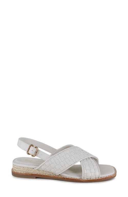 Splendid Bennet Slingback Sandal In White Sand