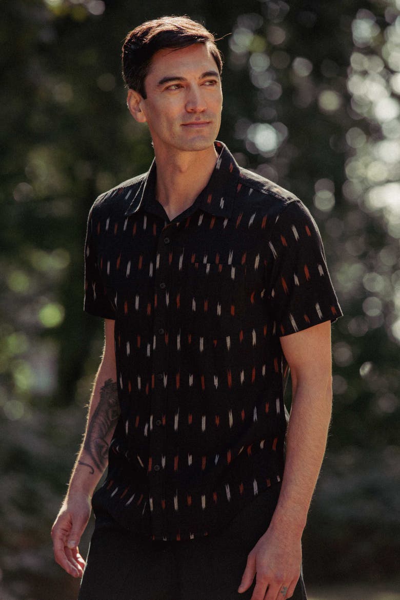 Harbor Slim Shirt, Alternate, color, Dotted Horizon