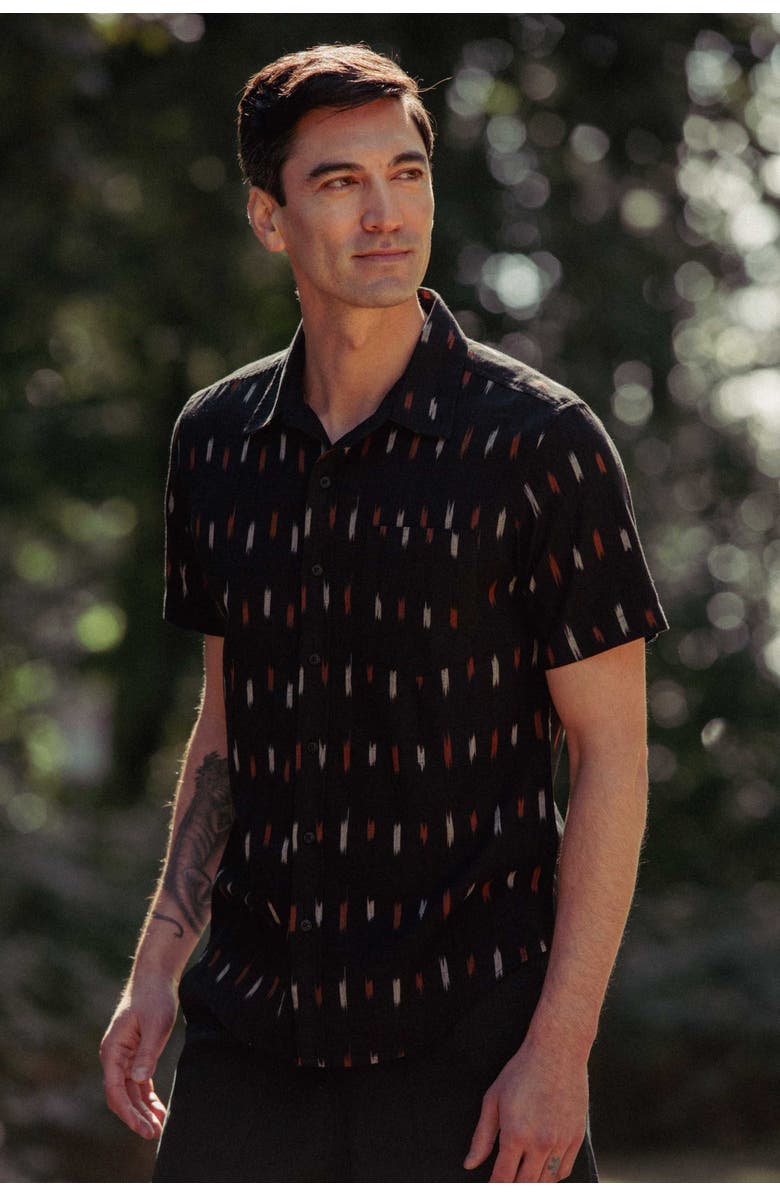 Bridge & Burn Harbor Slim Shirt, Alternate, color, Dotted Horizon