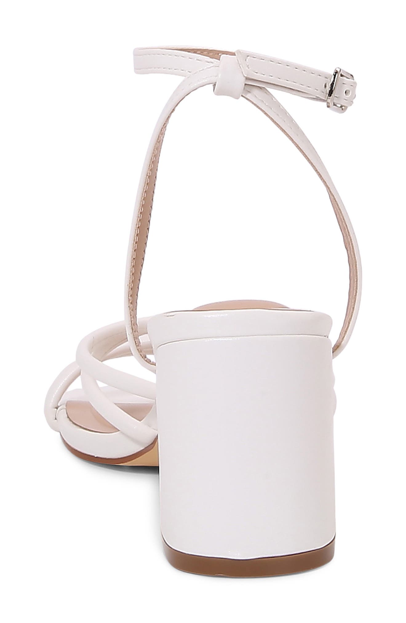 BERNESS Emmarie Tubular Strap Sandal, Alternate, color, White