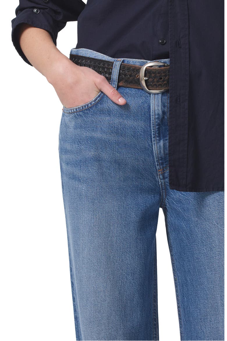 Paloma Baggy High Waist Wide Leg Jeans, Alternate, color, SIESTA
