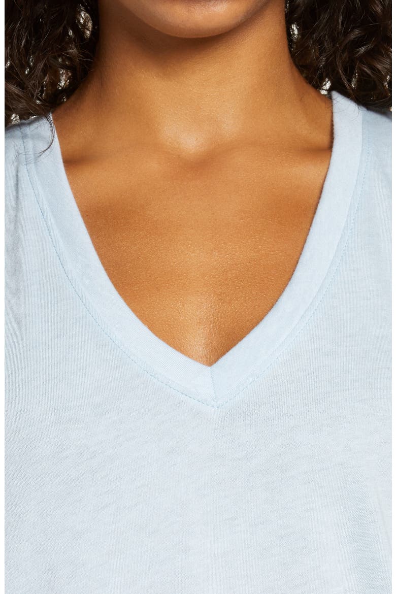 Boyfriend V-Neck Tank, Alternate, color, DESERT SKY HEATHER