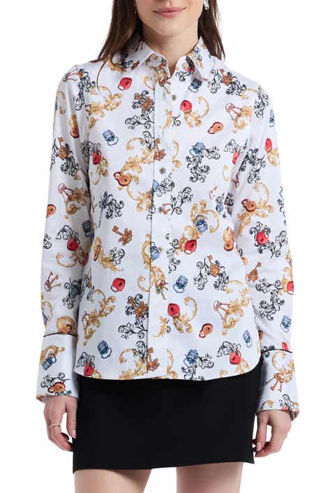 Robert Graham Priscilla Long Sleeve Woven Shirt