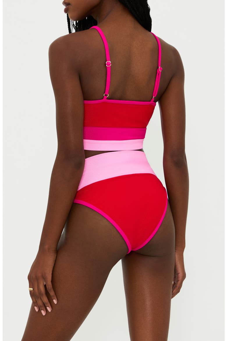 Eva Colorblock Bikini Top, Alternate, color, GUMDROP COLORBLOCK
