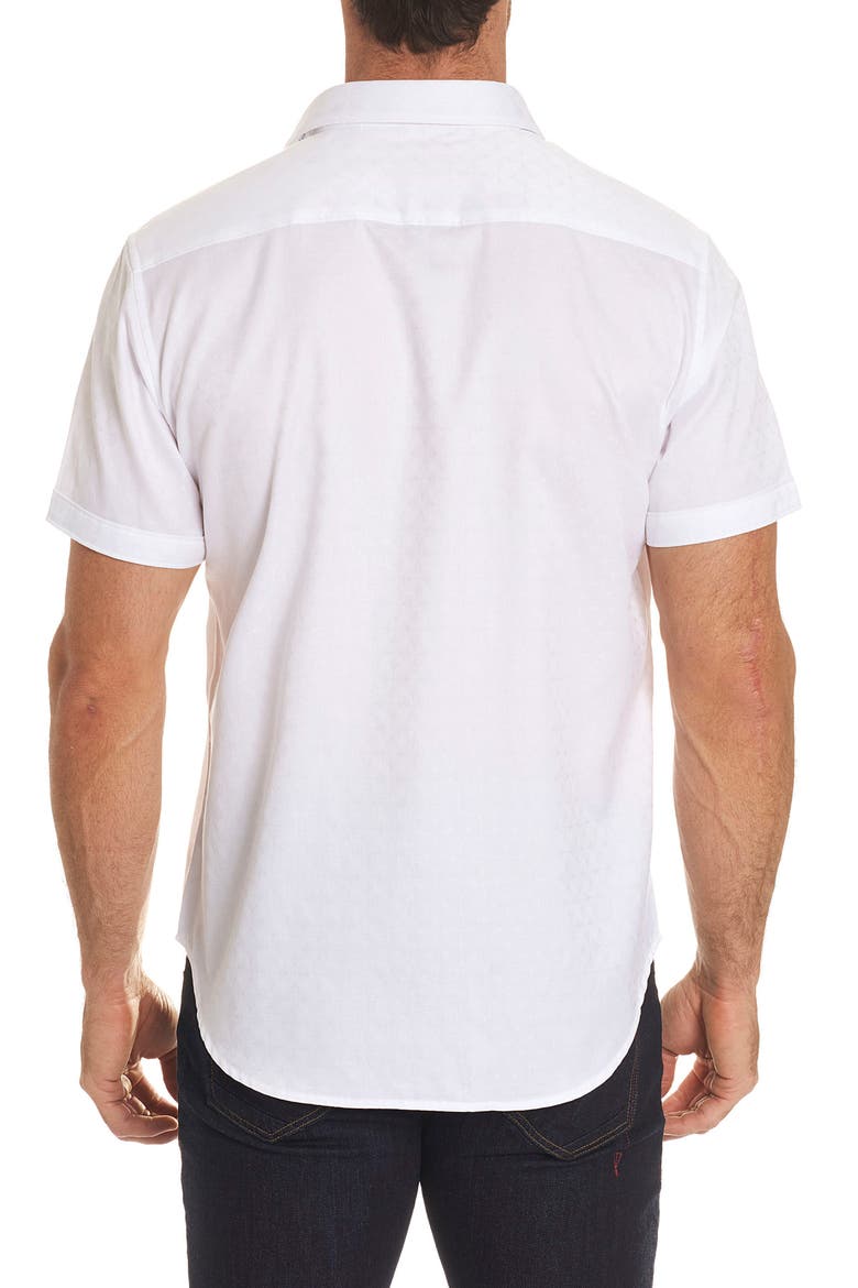 Diamante Classic Fit Shirt, Alternate, color, WHITE