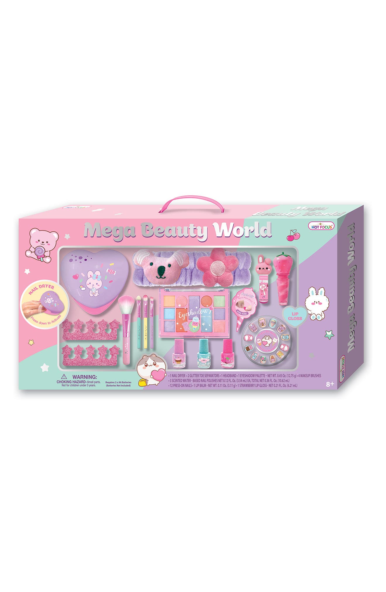 HOT FOCUS Kids' Mega Beauty World Critter Makeup Set