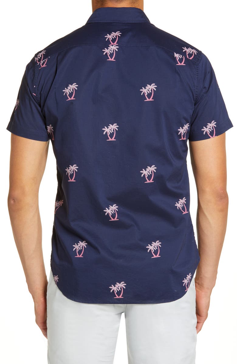 Bonobos Slim Fit Short Sleeve Button-Up Shirt, Alternate, color,