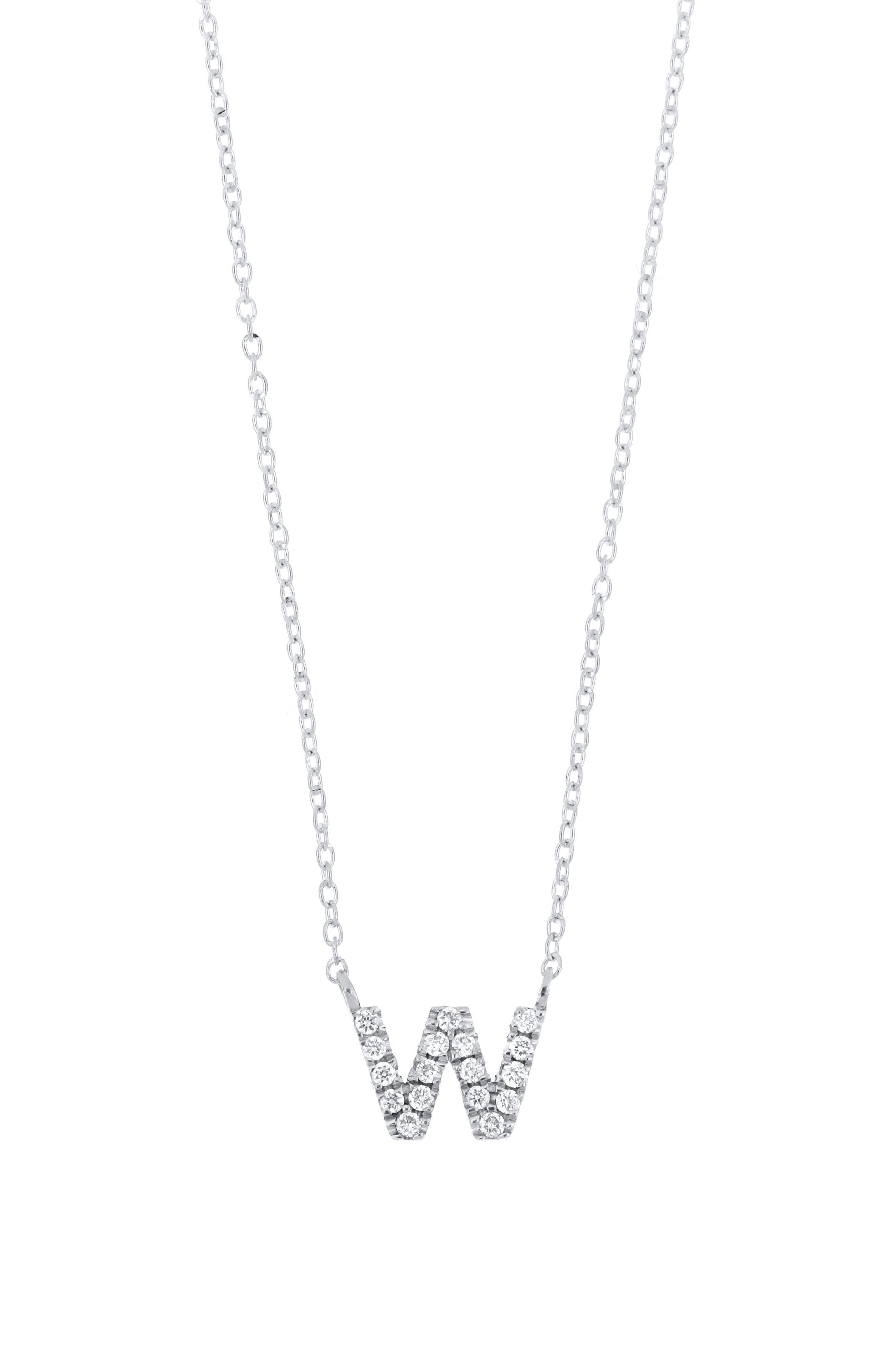 18K WHITE GOLD - W