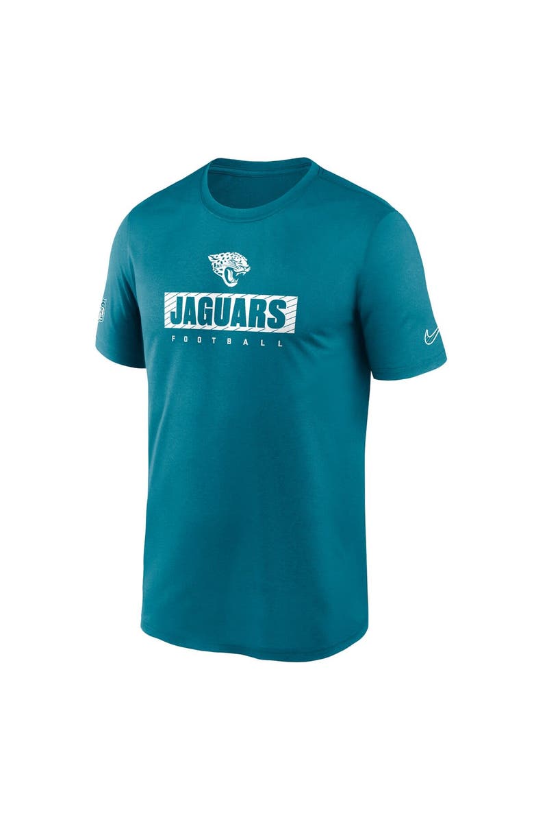 Nike Men's Nike Teal Jacksonville Jaguars Sideline Legend Performance T-Shirt, Alternate, color,