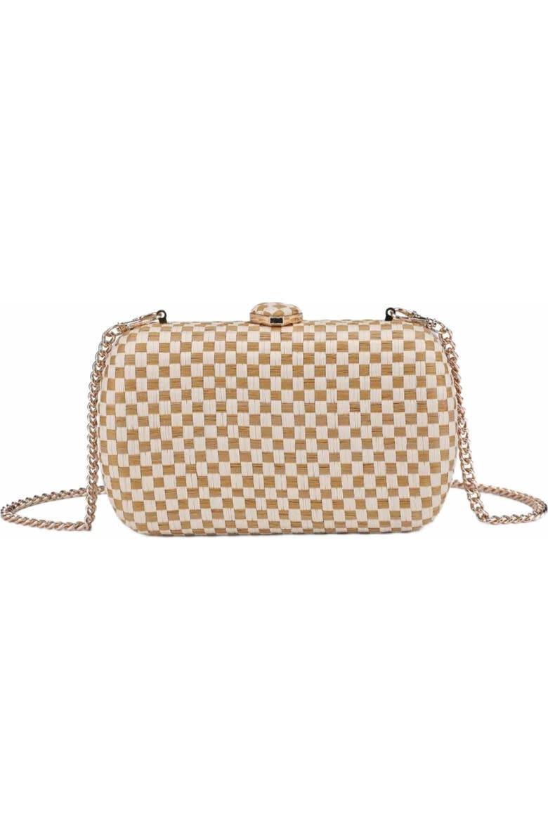 MODA LUXE Roxie Evening Bag, Main, color, Natural Tan