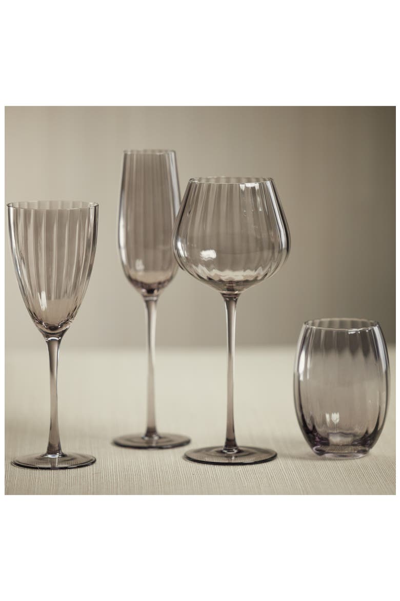 Malden Optic Set of 4 Stemless Glasses, Alternate, color, GRAY