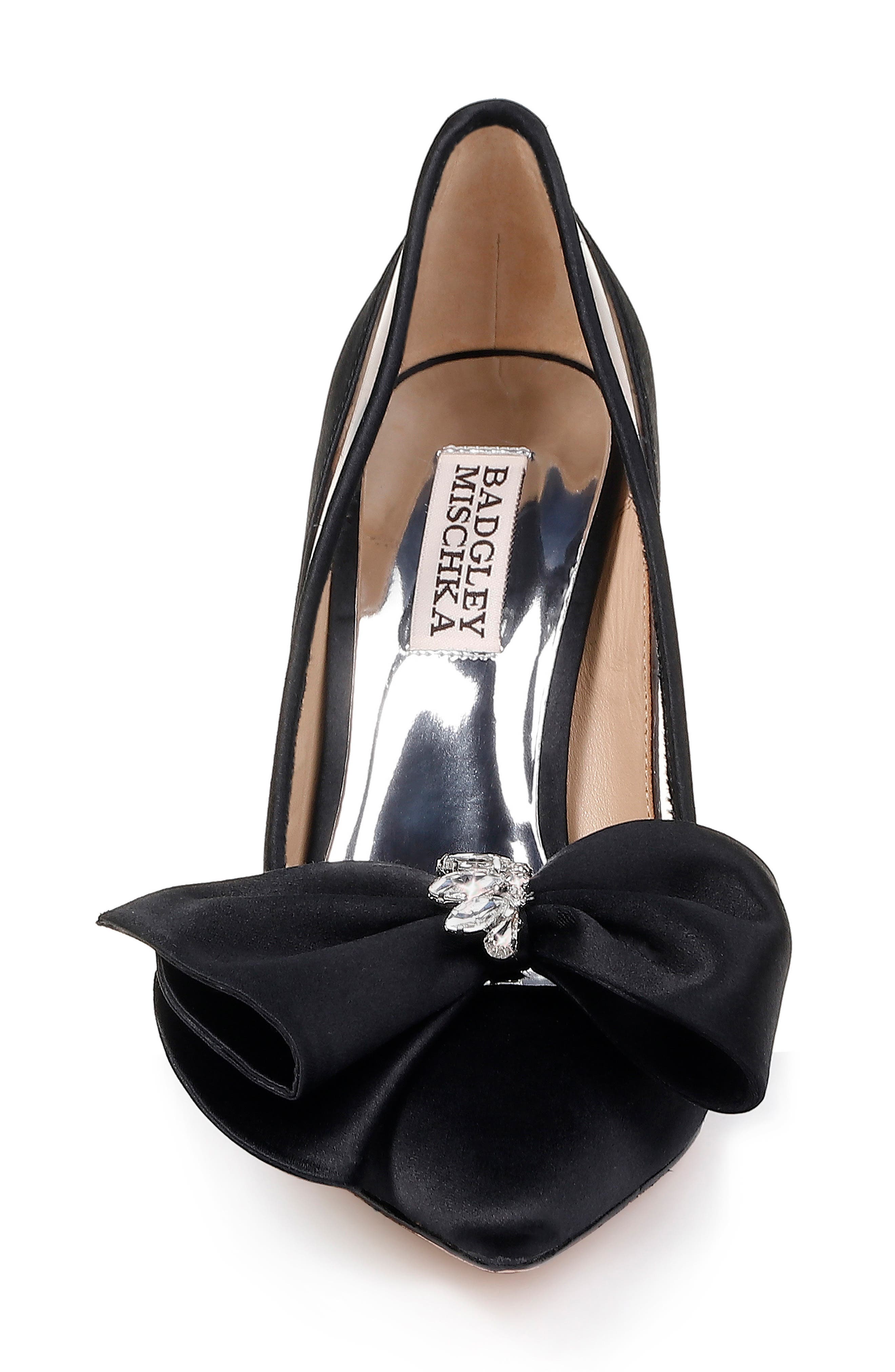 Badgley Mischka Collection Badgley Mischka Frances Bow Pump, Alternate, color, 