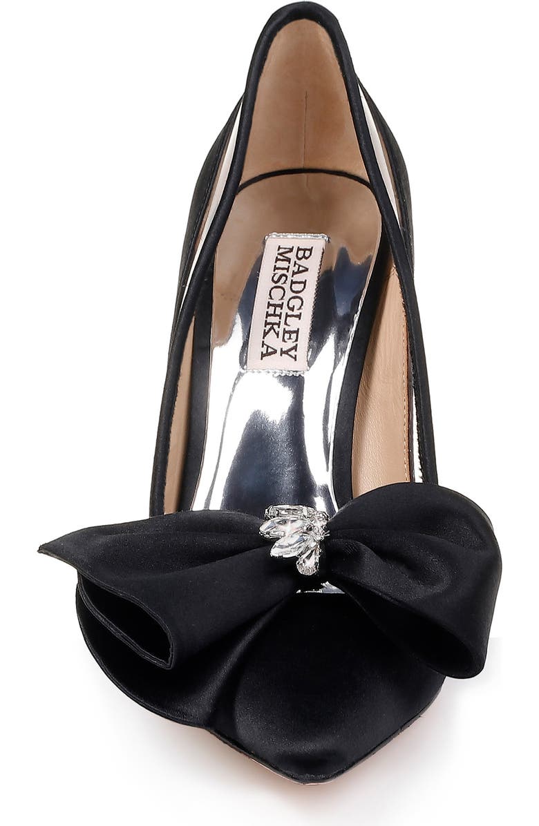 Badgley Mischka Collection Badgley Mischka Frances Bow Pump, Alternate, color,
