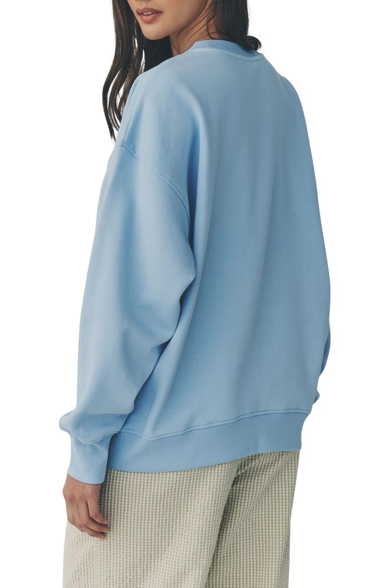 Graphic Lemon Print Sweatshirt, Alternate, color, BLUE