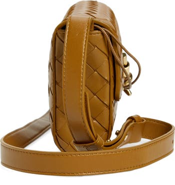 Bottega Veneta Mini Intrecciato Leather Crossbody Bag