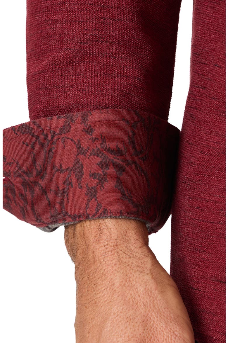 Burstead Knit Shirt Jacket, Alternate, color, BURGUNDY