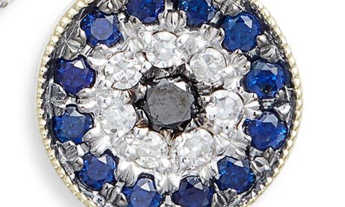 Meira T Evil Eye Diamond & Sapphire Necklace In Blue