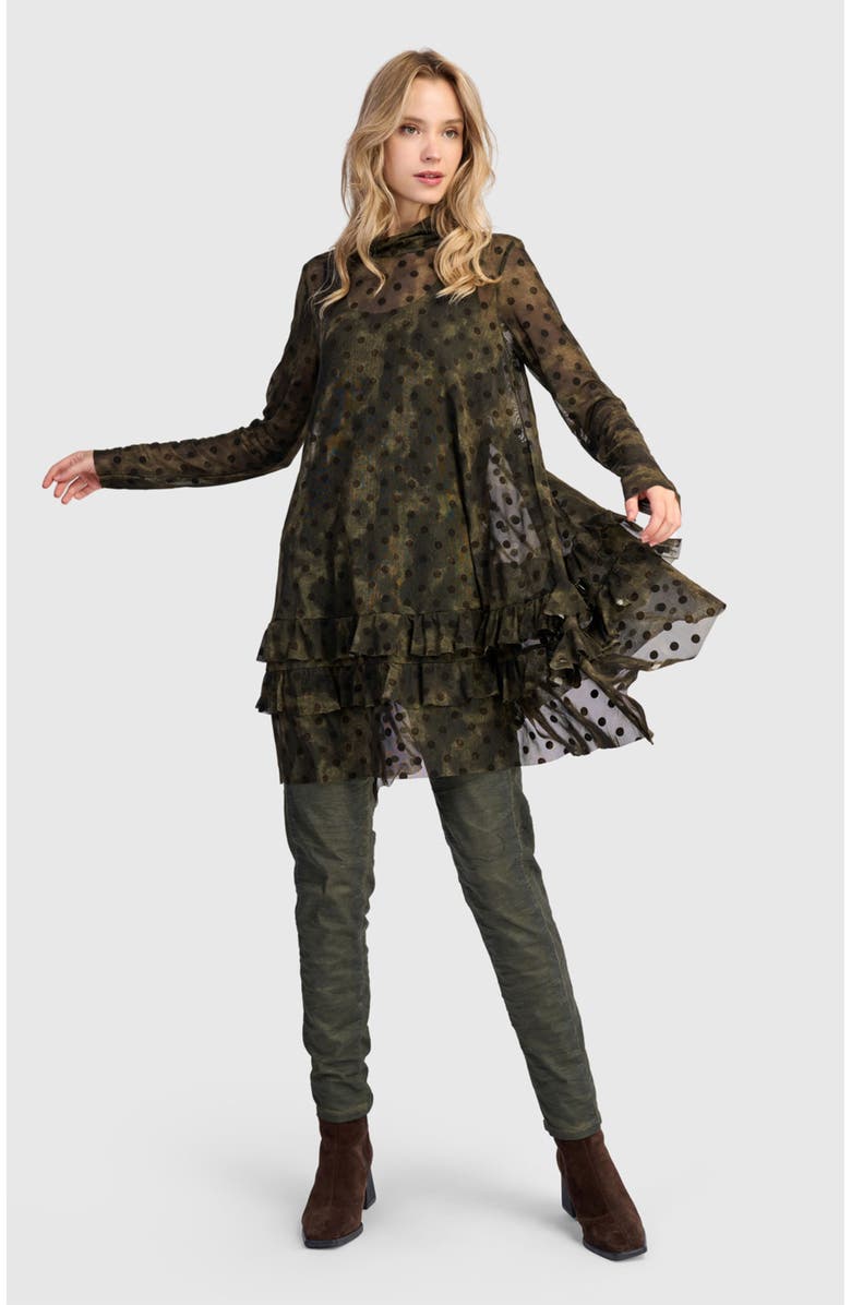 Alembika Eph Mesh Top, Alternate, color, Antique