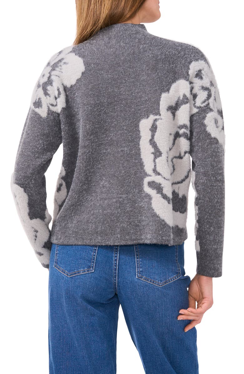 1.STATE Flower Mock Neck Sweater, Alternate, color, 