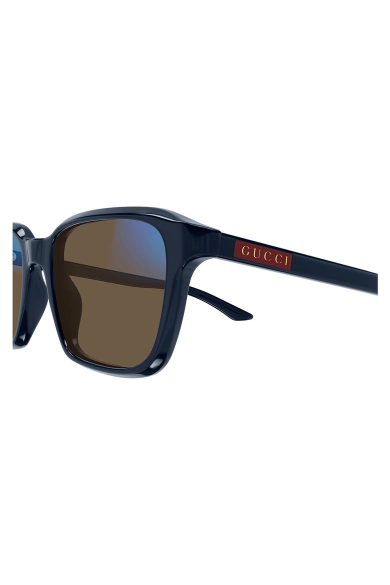 GG2078S Rectangle Sunglasses, Alternate, color, BLUE