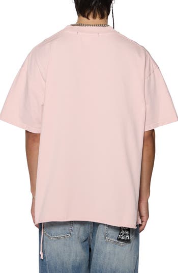 Stamp Ekcess Oversize Embroidered Cotton Rib T-Shirt