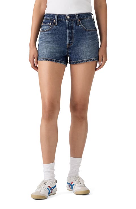 501® Original High Waist Denim Shorts (Bottom Place)
