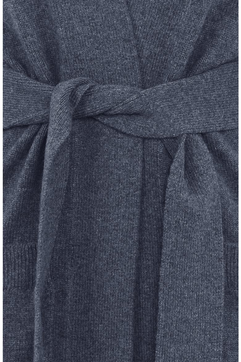 Alaia Wrap Cardigan, Alternate, color, GREY MELANGE