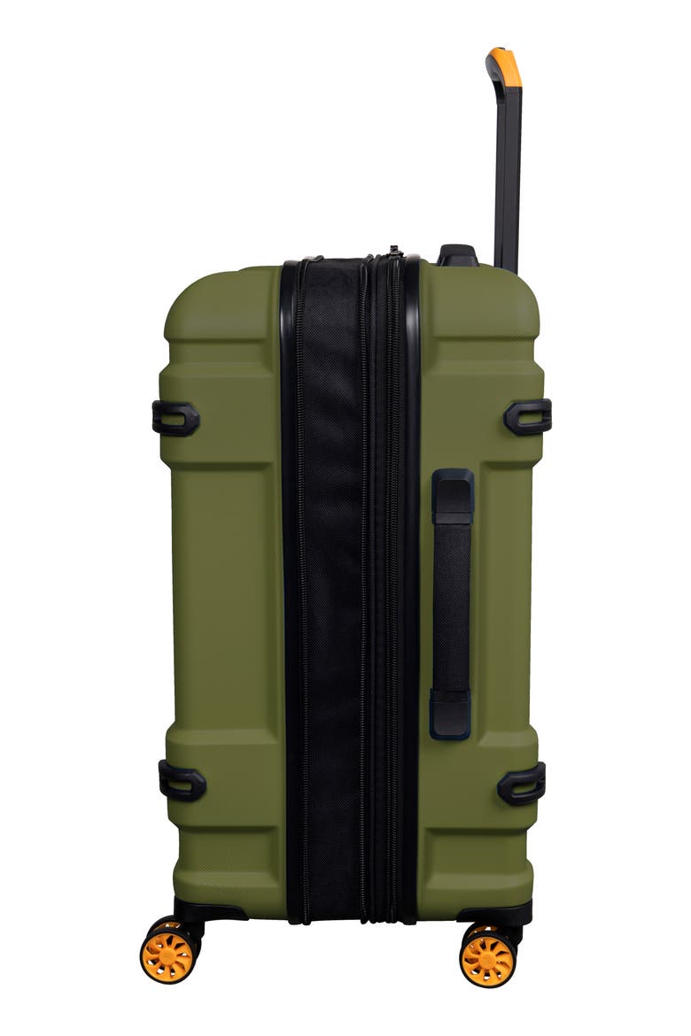 Shielding Hardside Spinner Carry-On, Alternate, color, SPHAGNUM