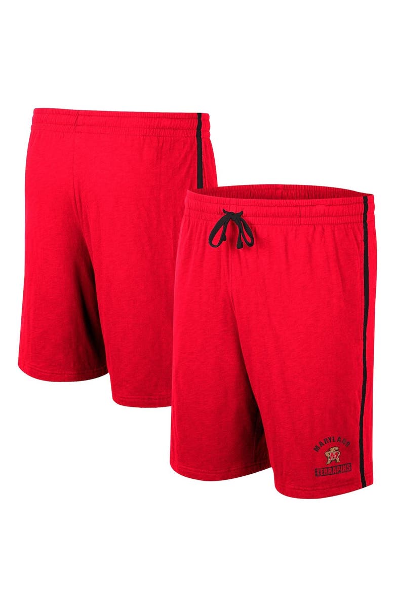 COLOSSEUM Men's Colosseum Red Maryland Terrapins Thunder Slub Shorts, Main, color, 
