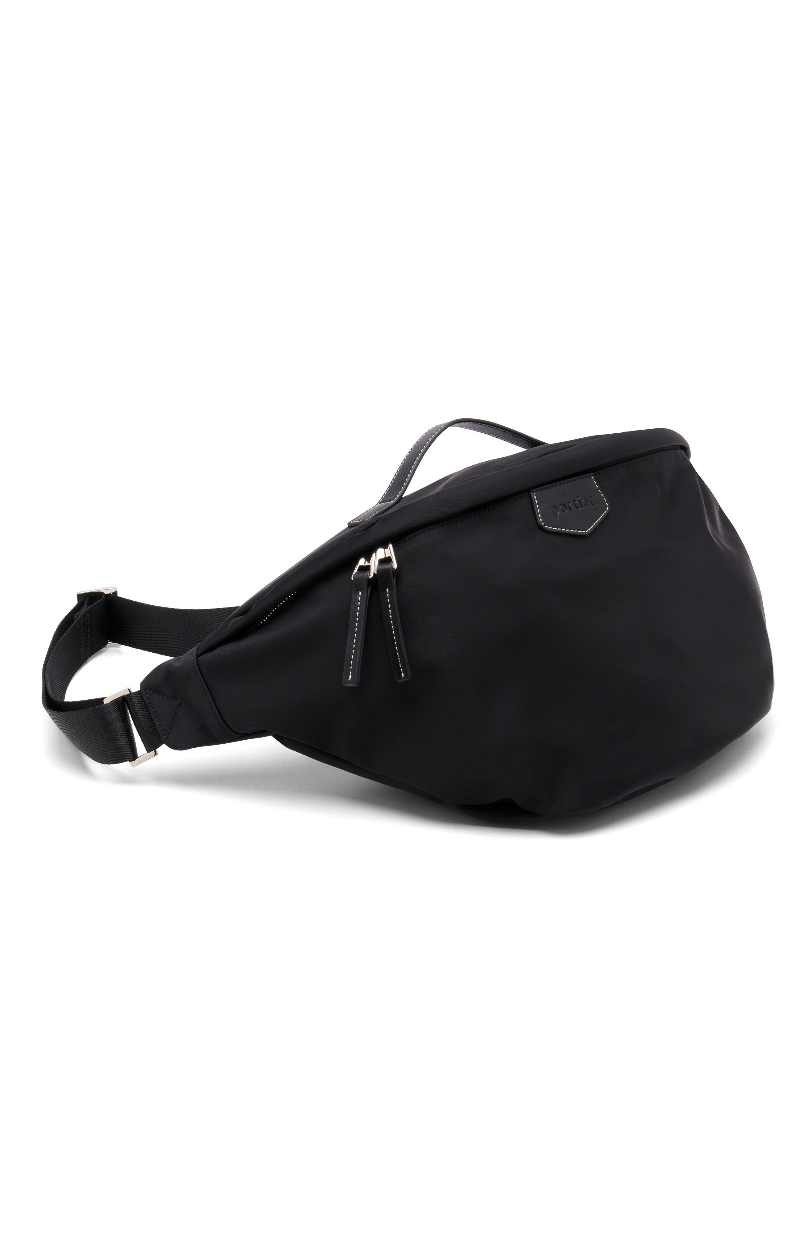 Portier On-The-Go Nylon Bag, Main, color, Black
