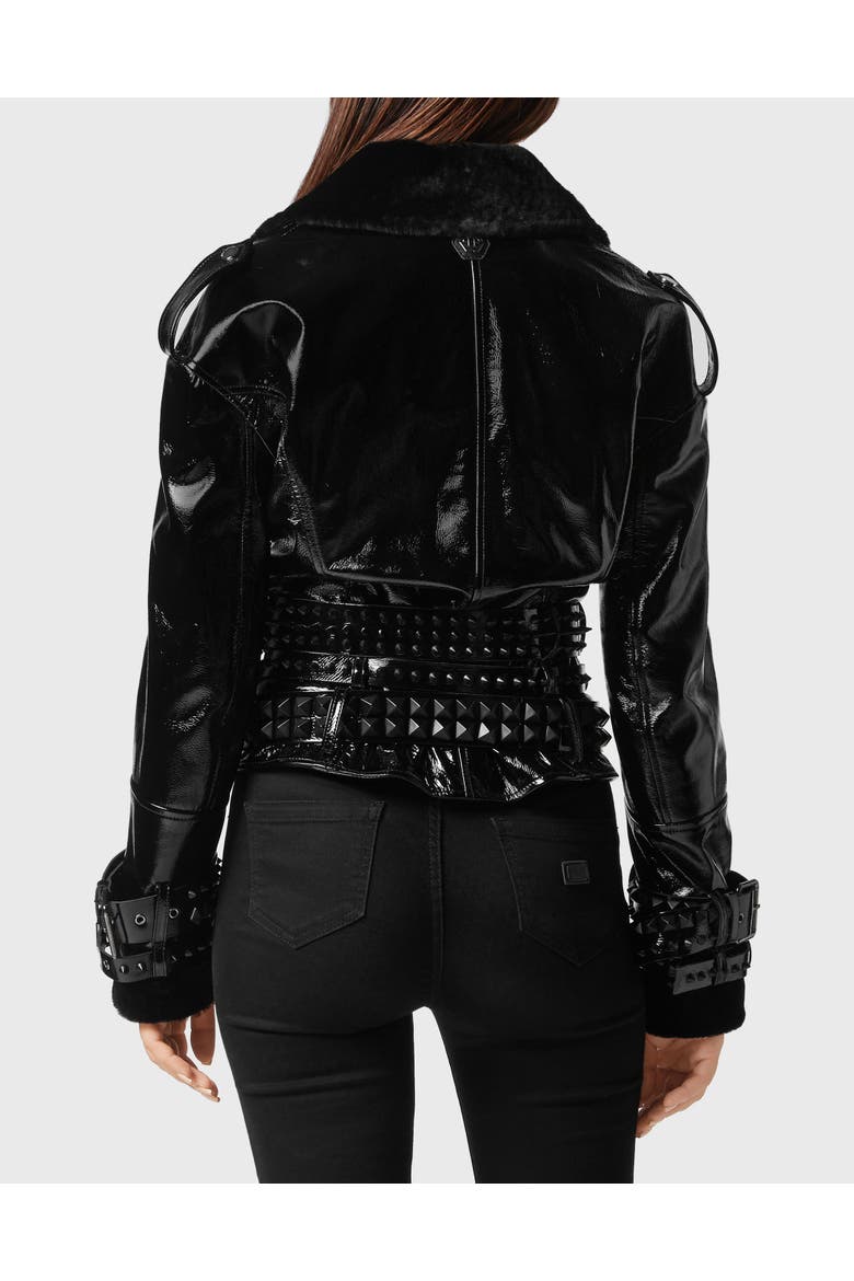 Leather Jacket Women, Alternate, color, black