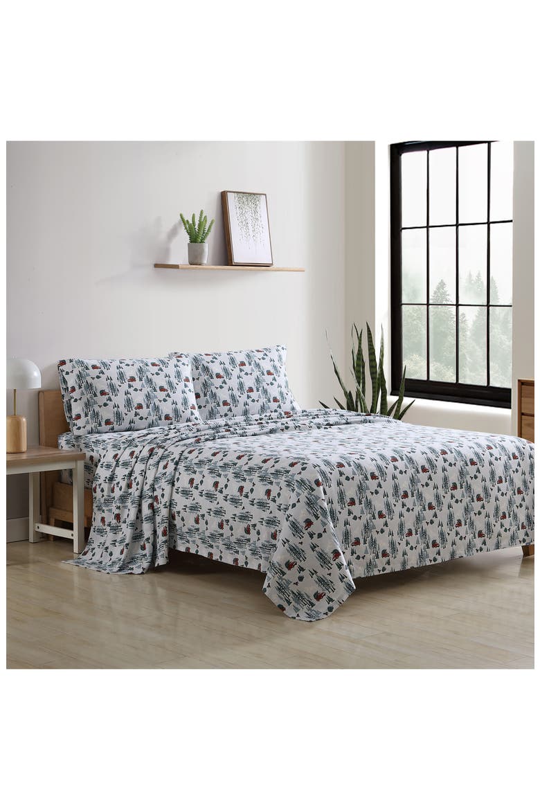 Tree Farm Sheet Set, Alternate, color, DARK ORANGE