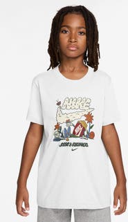 Nike Kids' Boxy Rest & Recover Cotton Graphic T-Shirt