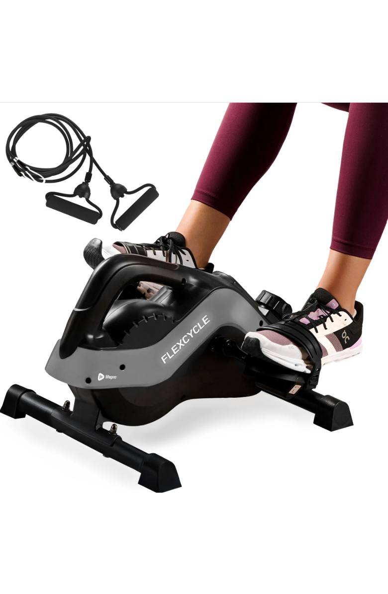 Lifepro Flex Stride Under Desk Bike Pedal Mini Elliptical Exerciser, Main, color, Grey