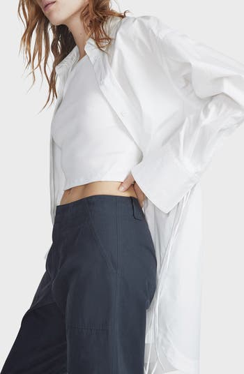 Leyton Crop Cotton Work Pants