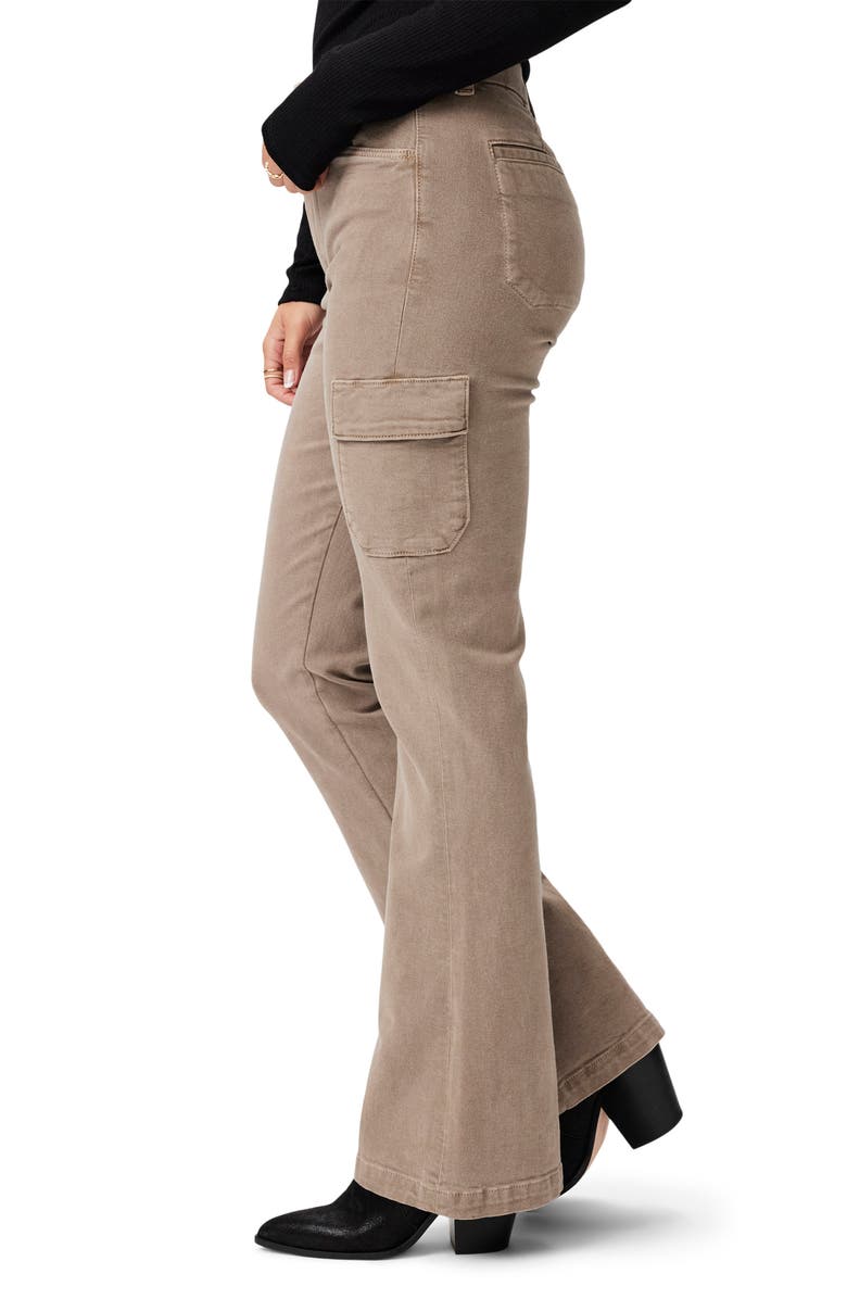 PAIGE Dion High Waist Cargo Flare Jeans, Alternate, color, 