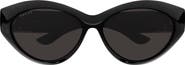 Gucci GG2269S 64mm Oversize Gradient Polarized Cat Eye Sunglasses